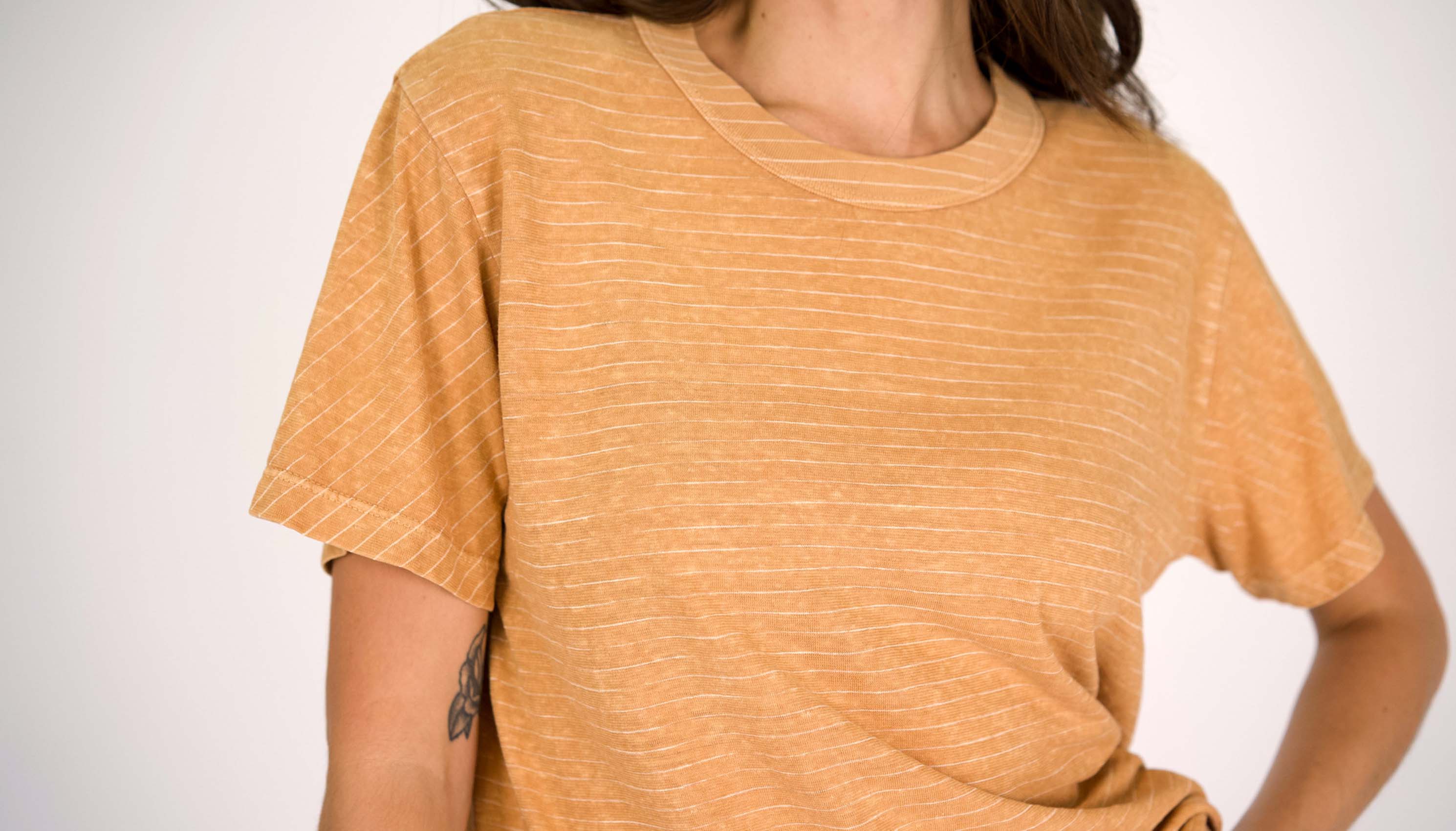 Hemp Mod Tee Stripe