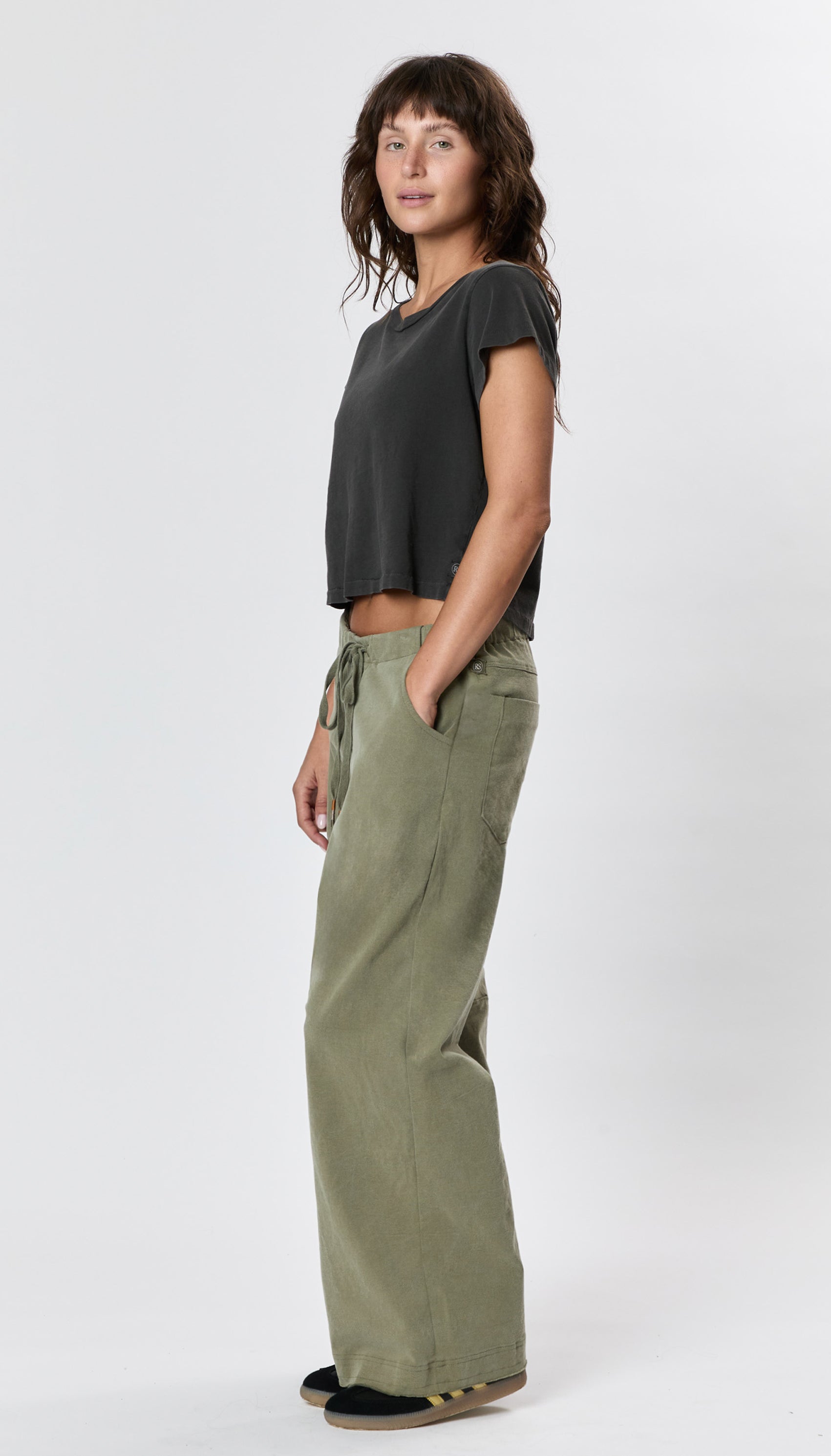 Gwen Boyfriend Wide Leg Pant
