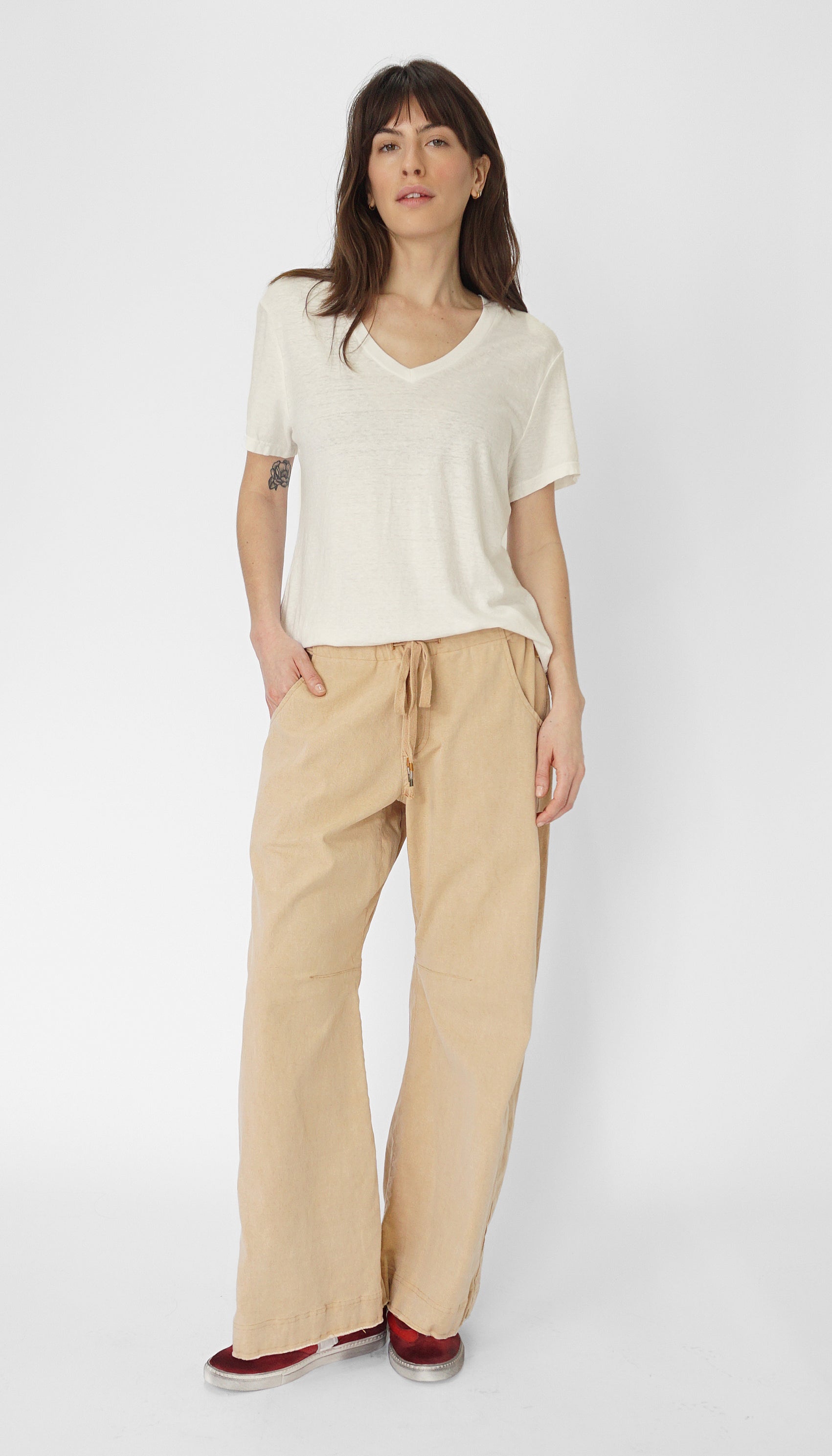 Gwen Boyfriend Wide Leg Pant