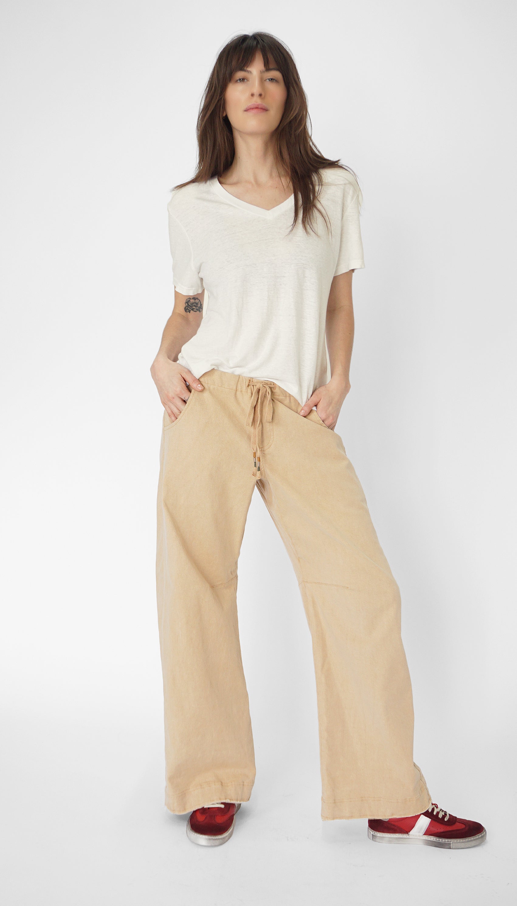 Gwen Boyfriend Wide Leg Pant