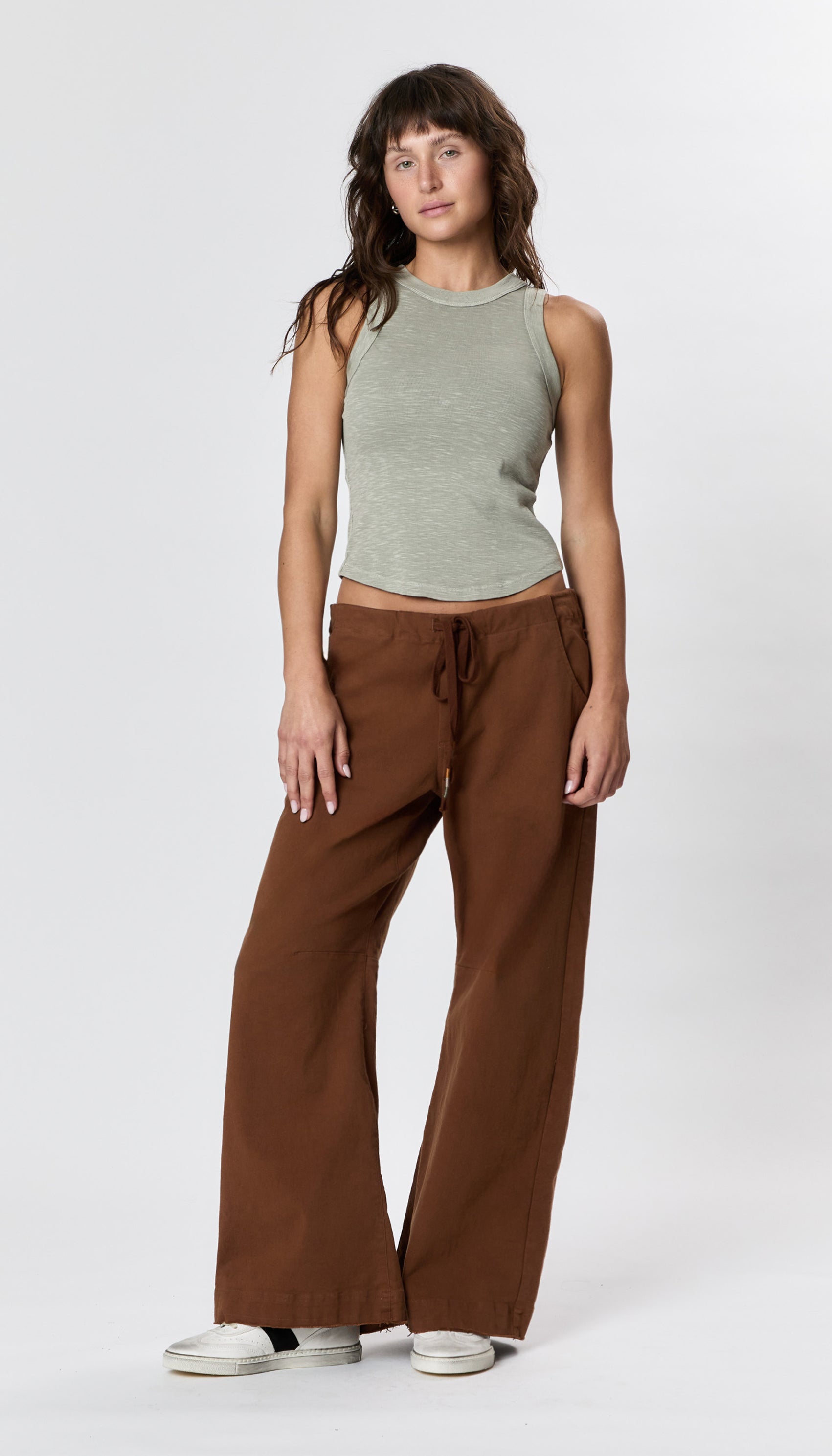 Gwen Boyfriend Wide Leg Pant
