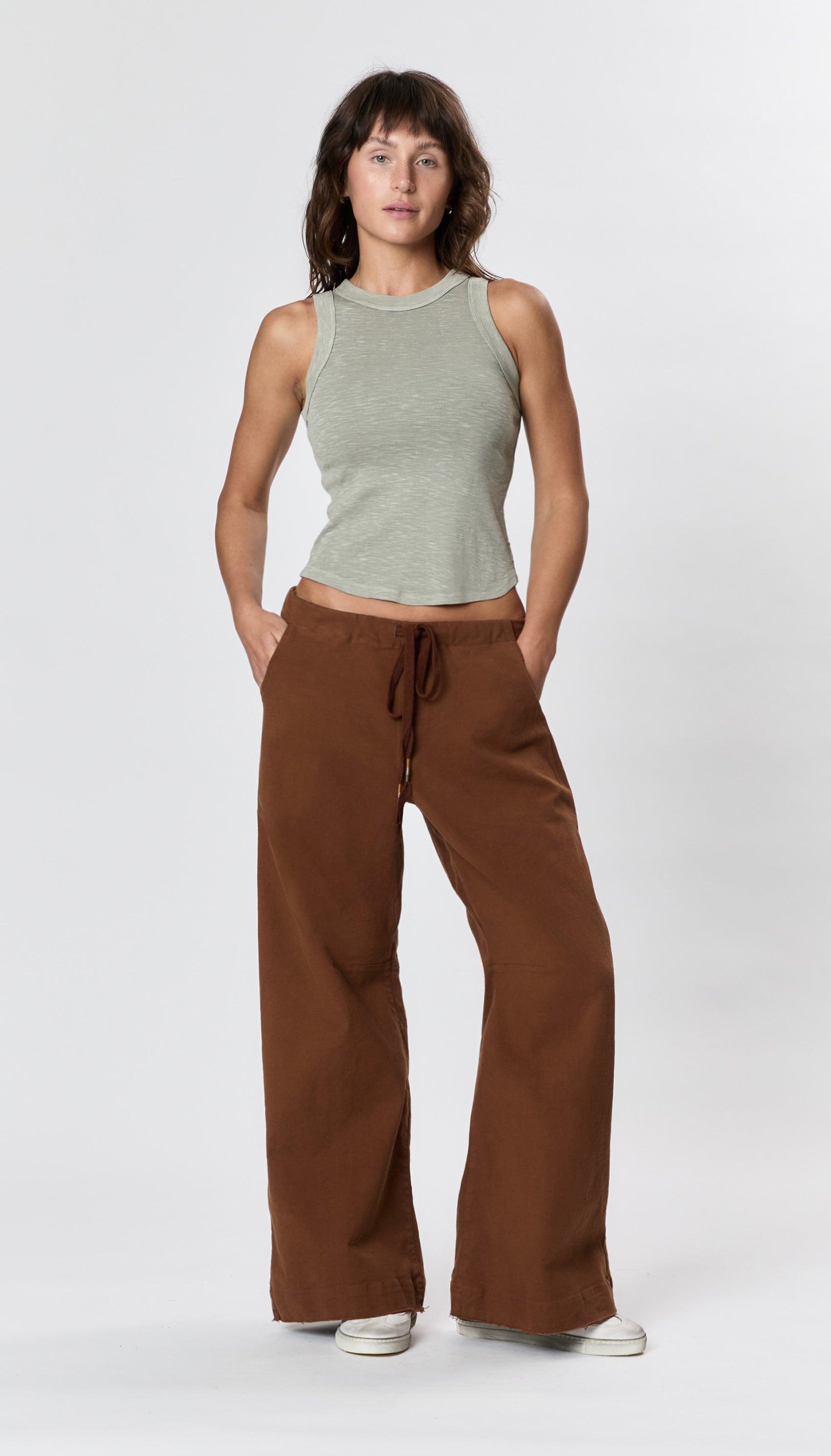 Gwen Boyfriend Wide Leg Pant