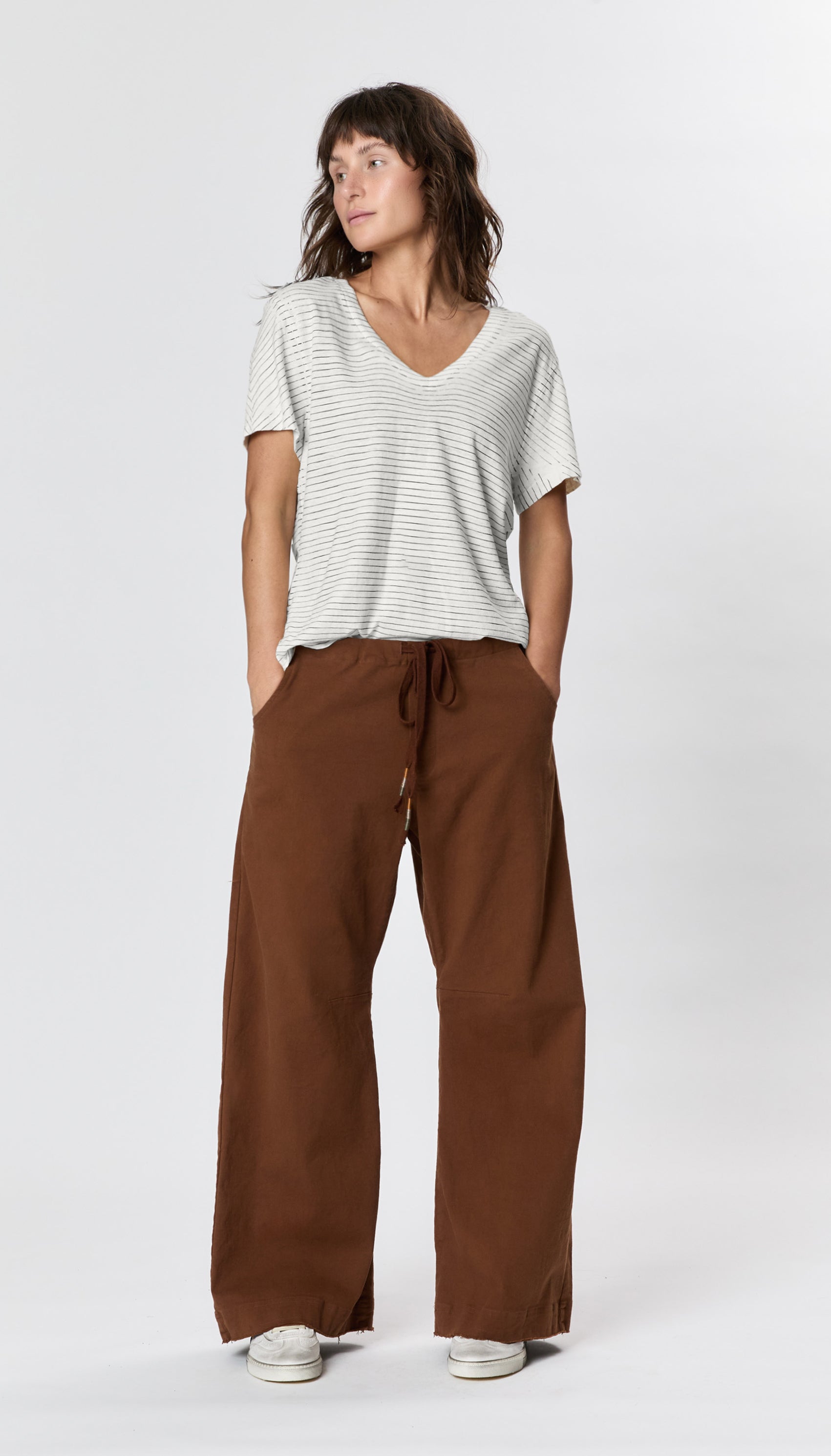 Gwen Boyfriend Wide Leg Pant