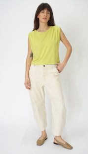 Hemp Jackie Pleat Shell