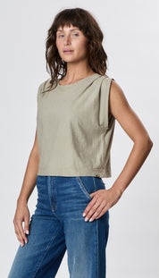 Hemp Jackie Pleat Shell