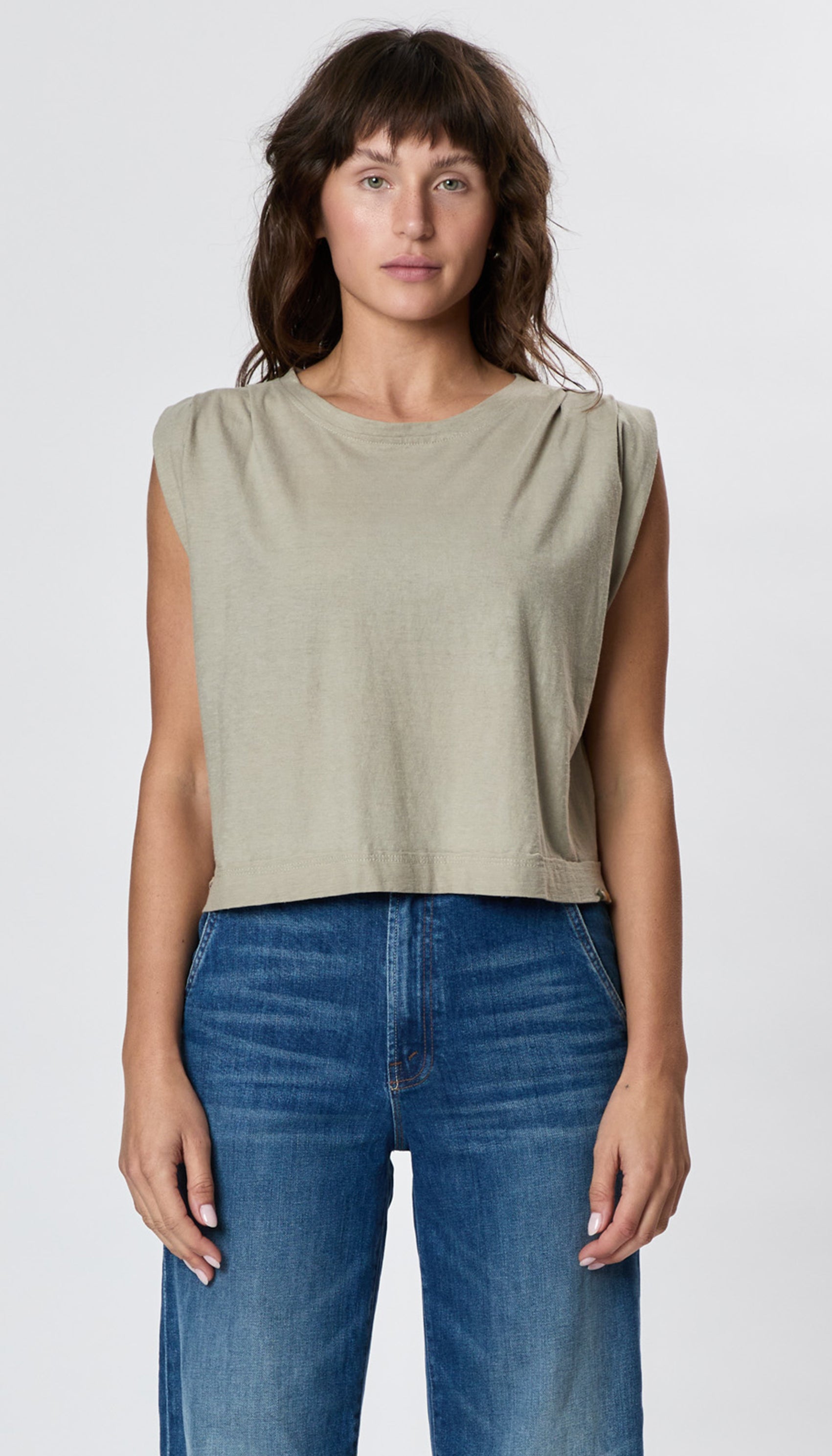 Hemp Jackie Pleat Shell