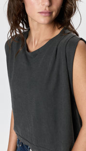 Hemp Jackie Pleat Shell