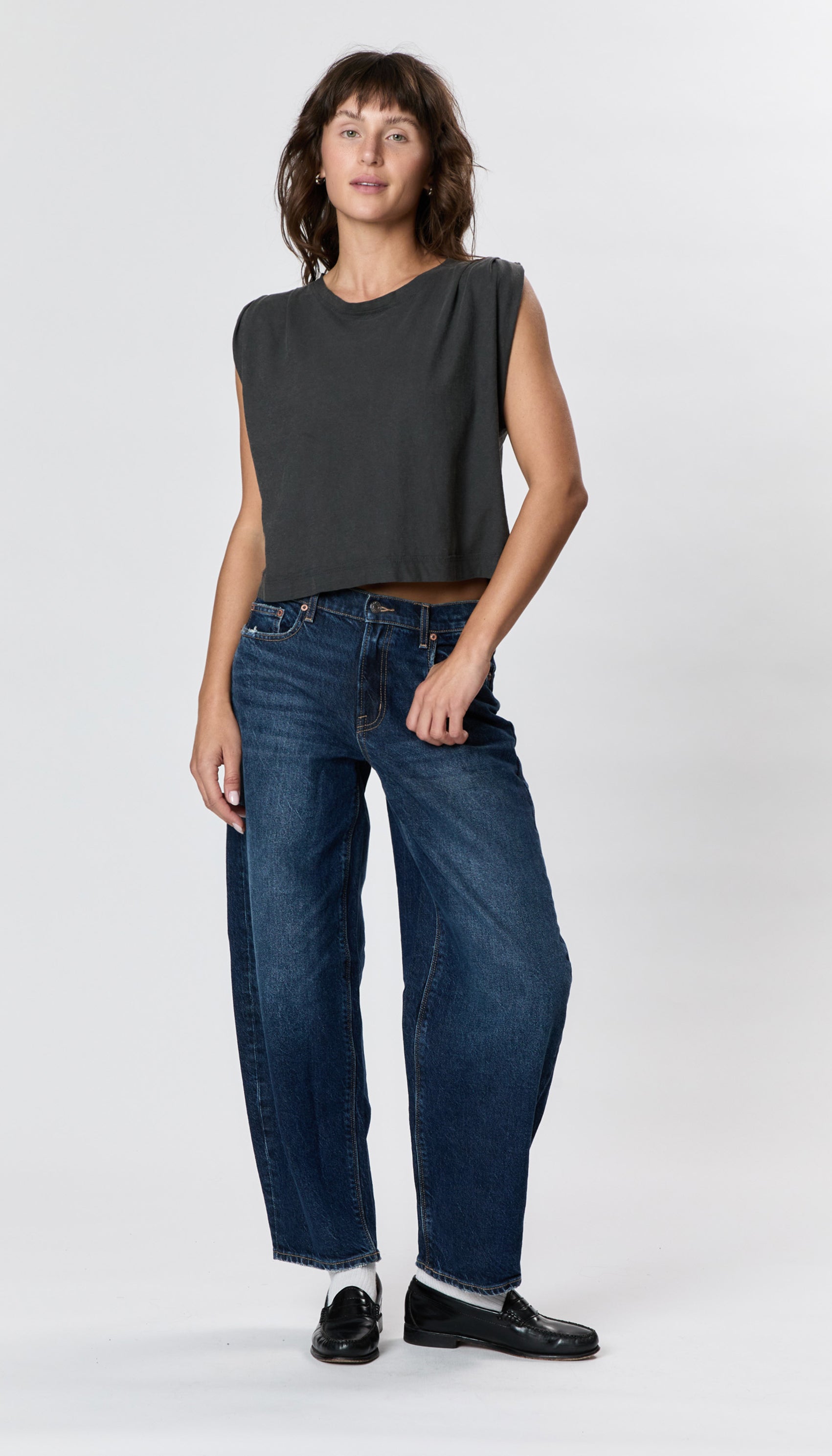 Hemp Jackie Pleat Shell