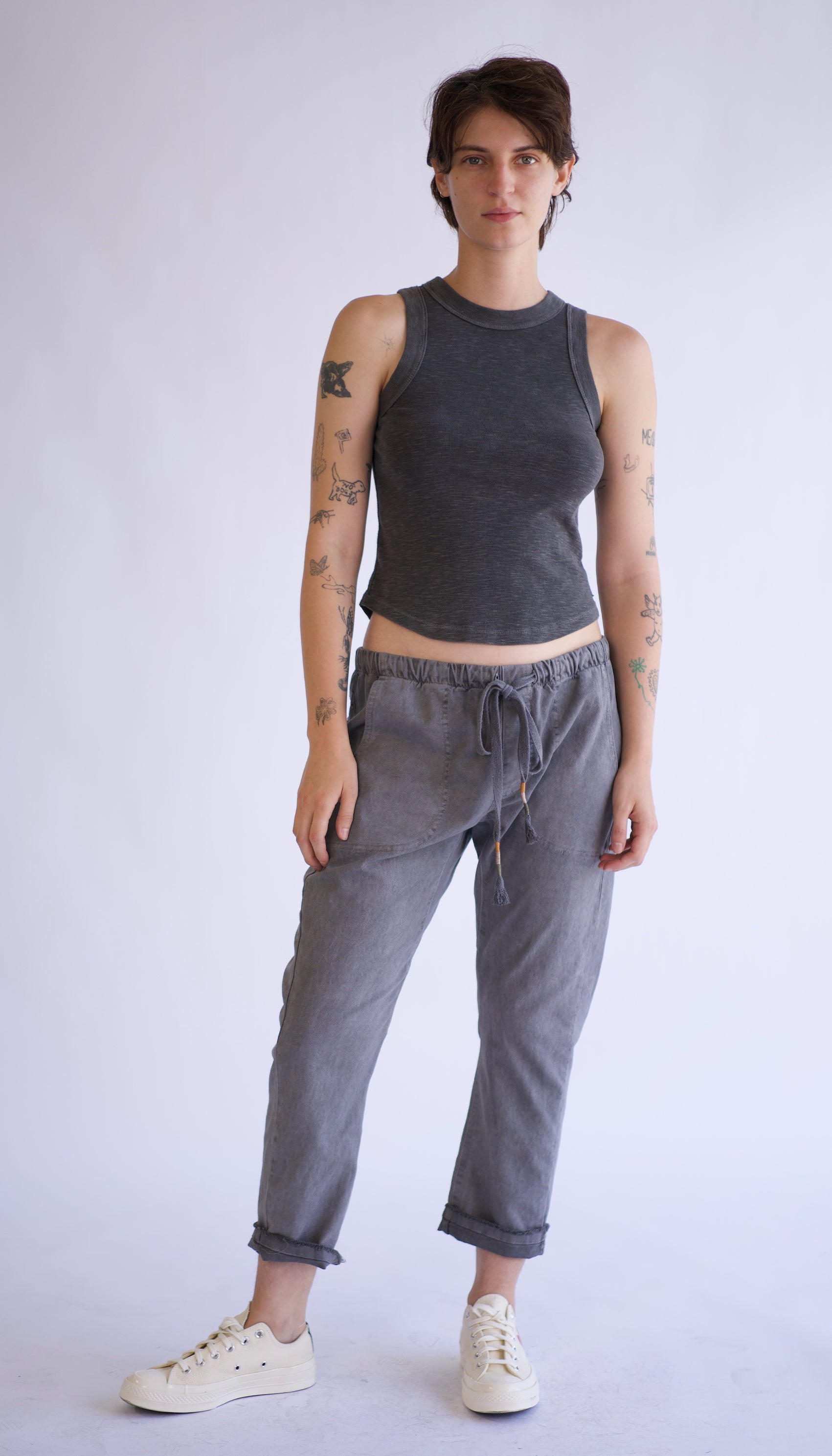 Boyfriend Drawstring Pant