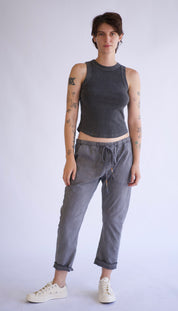 Boyfriend Drawstring Pant