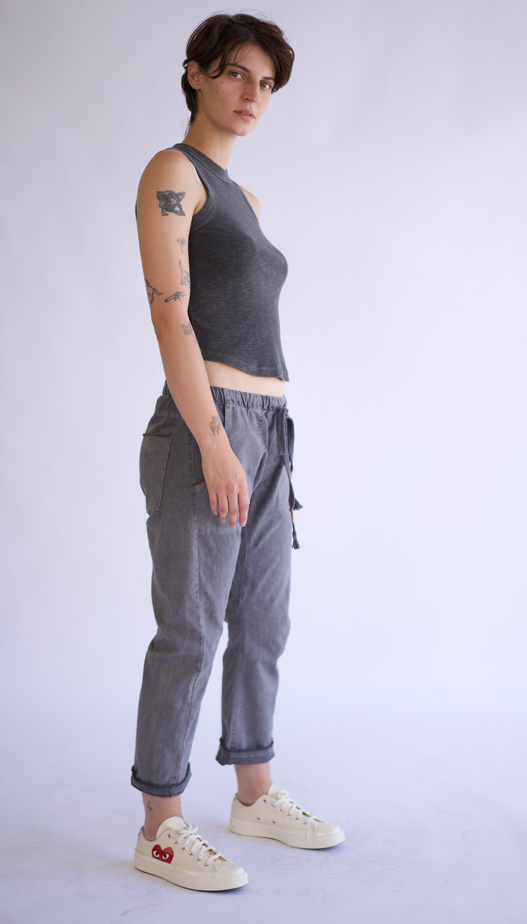 Boyfriend Drawstring Pant