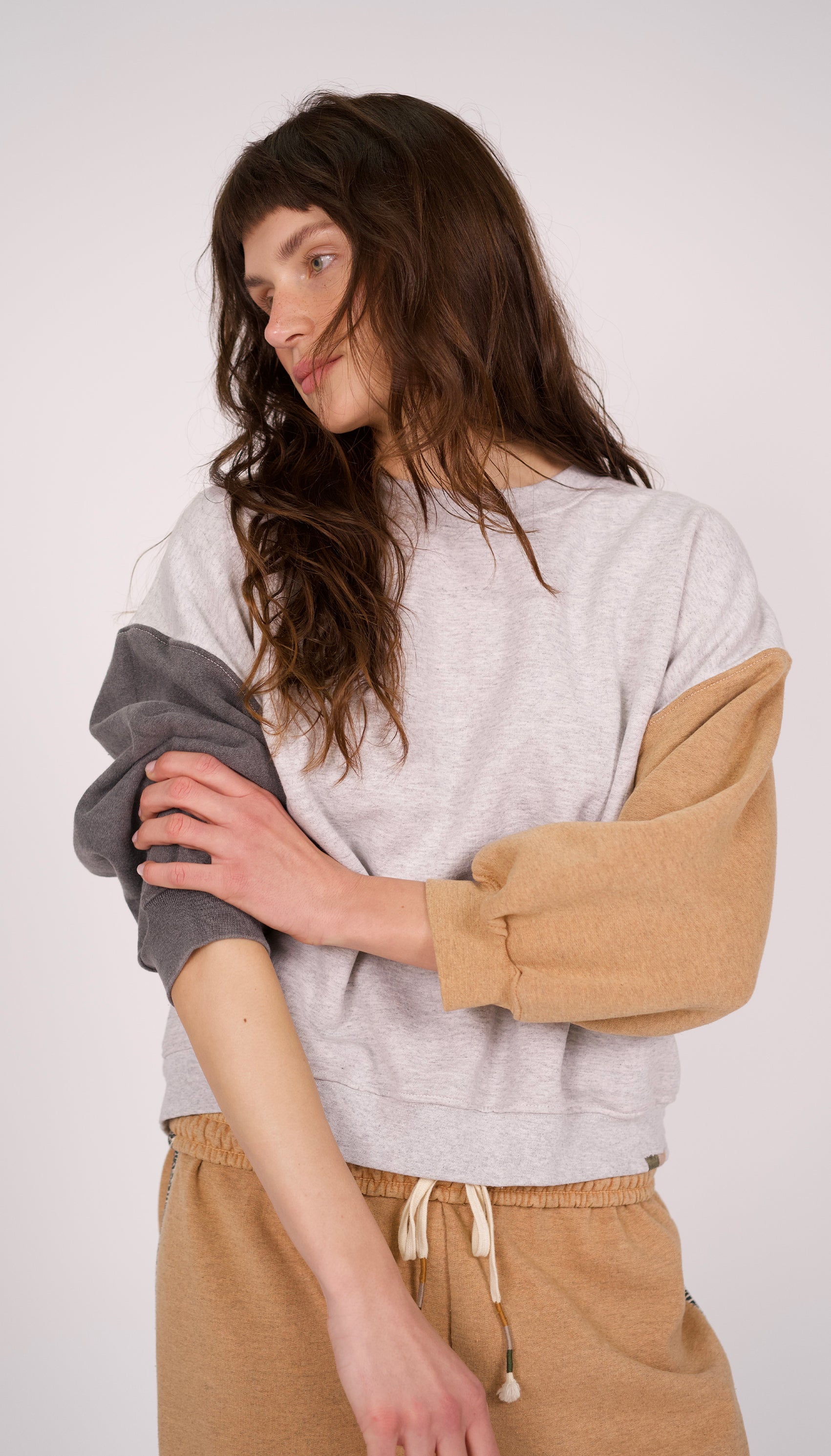 Melange Studio Puff Shorty Sweatshirt