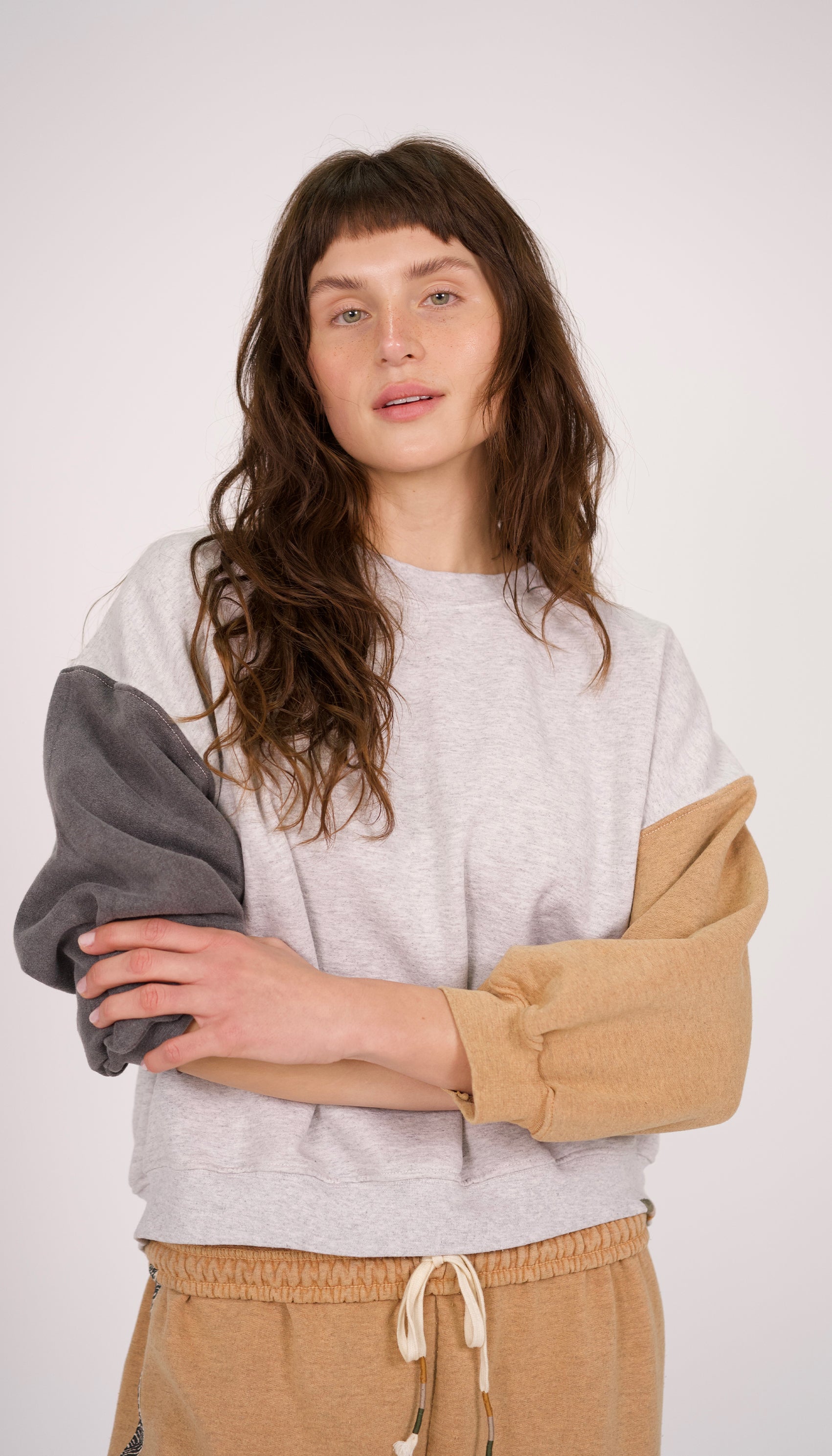 Melange Studio Puff Shorty Sweatshirt