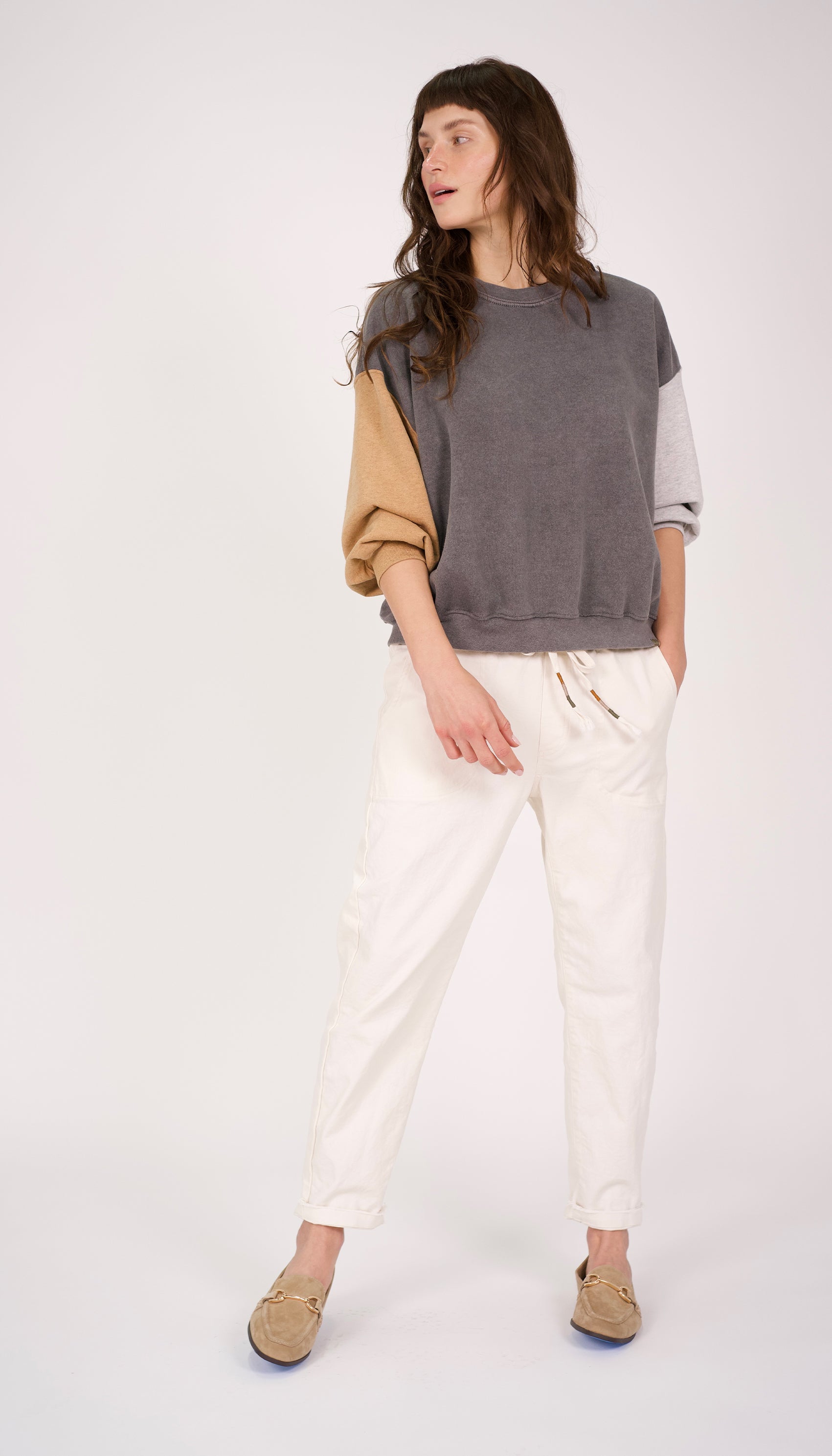 Melange Studio Puff Shorty Sweatshirt