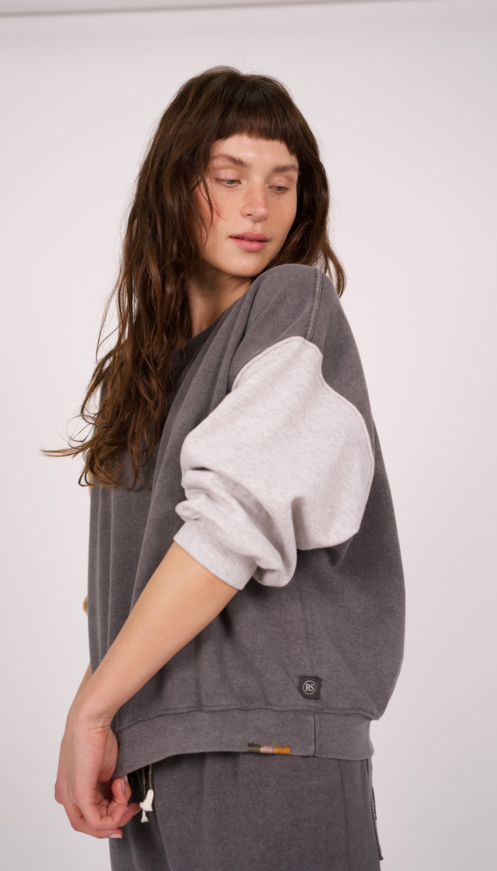 Melange Studio Puff Shorty Sweatshirt