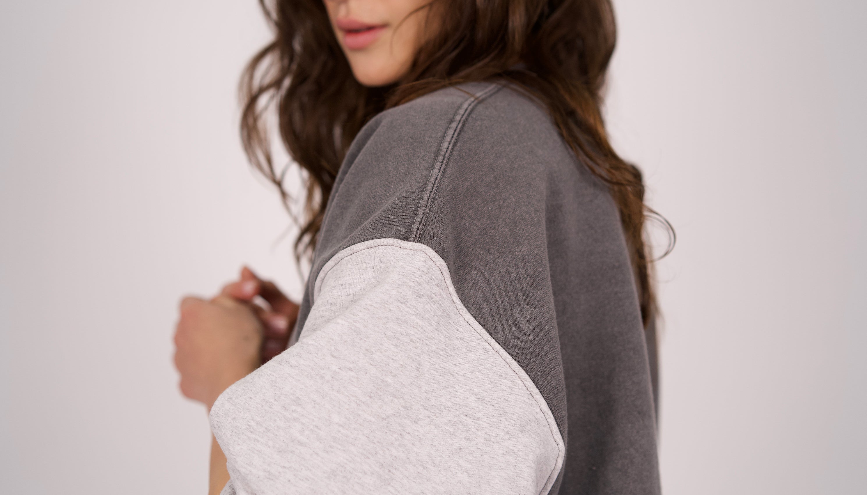 Melange Studio Puff Shorty Sweatshirt