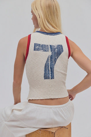 Farrah Flag Muscle Tank - Front