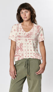 Hemp V Neck Bandana
