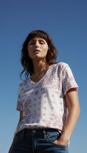 Hemp V Neck Bandana
