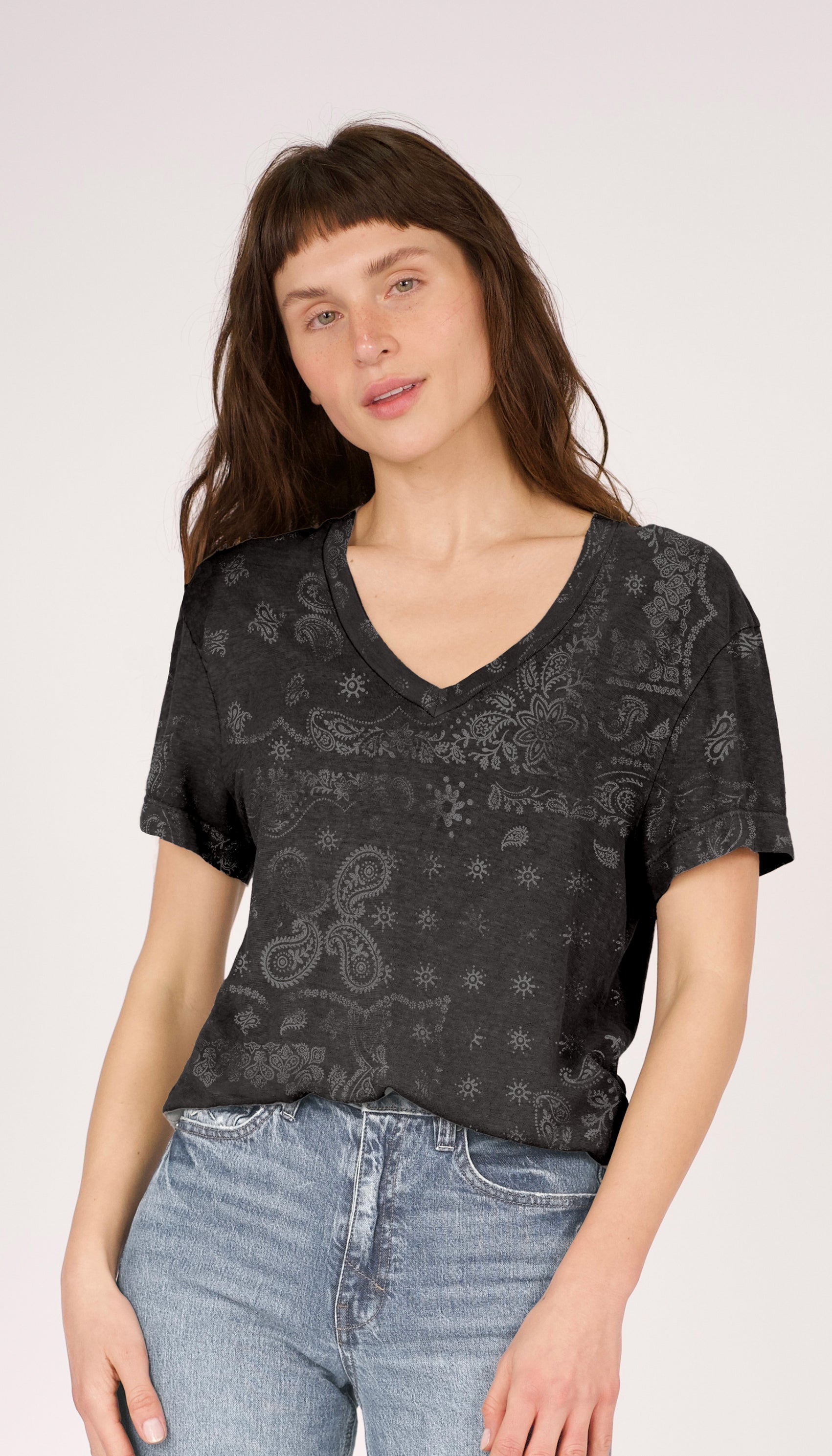 Hemp V Neck Bandana