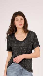 Hemp V Neck Bandana