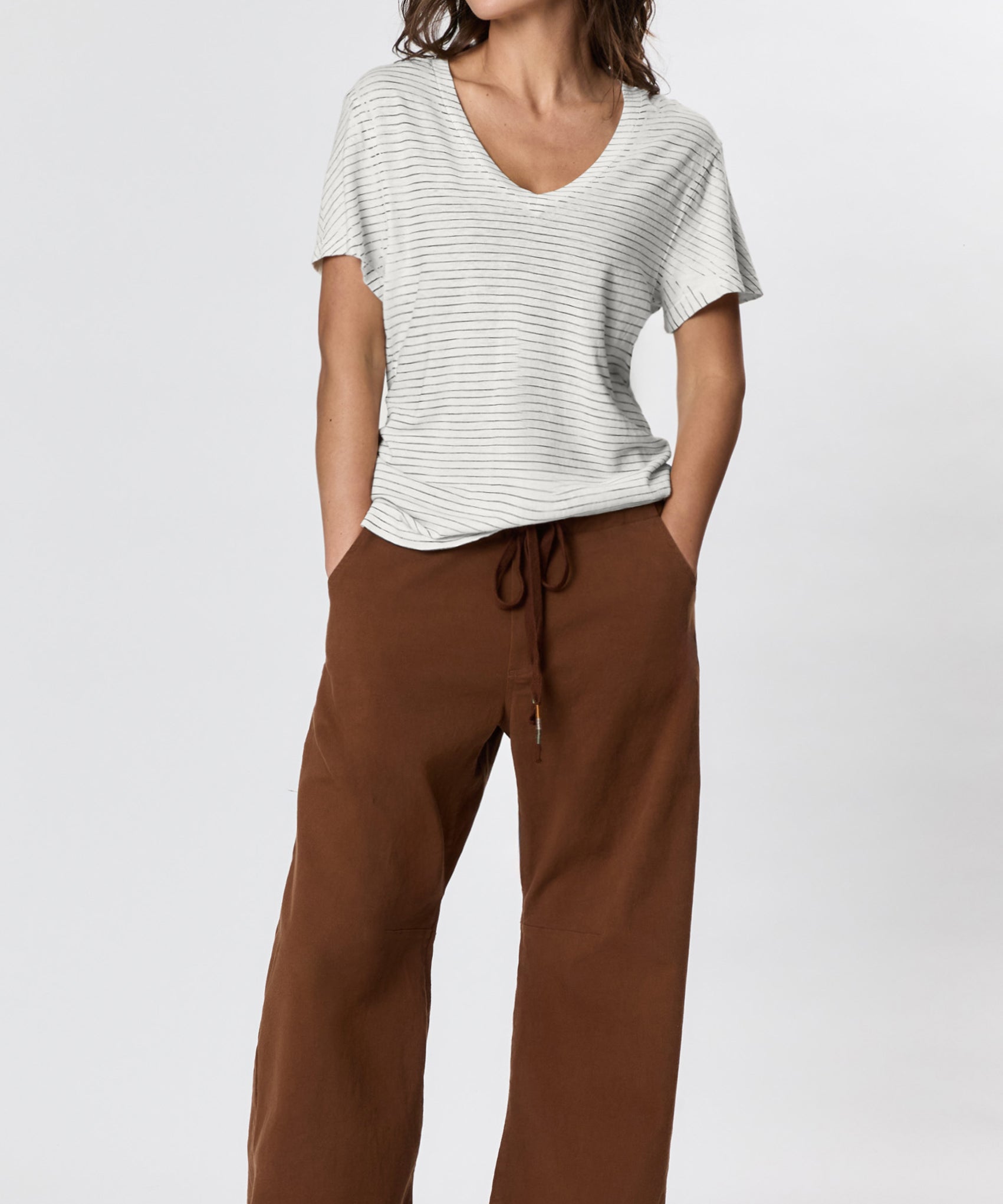 Gwen-pant-russet-RAG2911-Hemp-stripe-v-neck--white-RAG2478-3.jpg