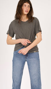 Hemp Mod Tee - Washed Black