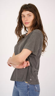 Hemp Mod Tee - Washed Black