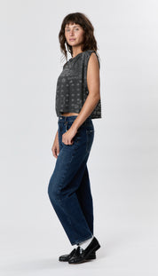 Hemp Jackie Pleat Shell Bandana