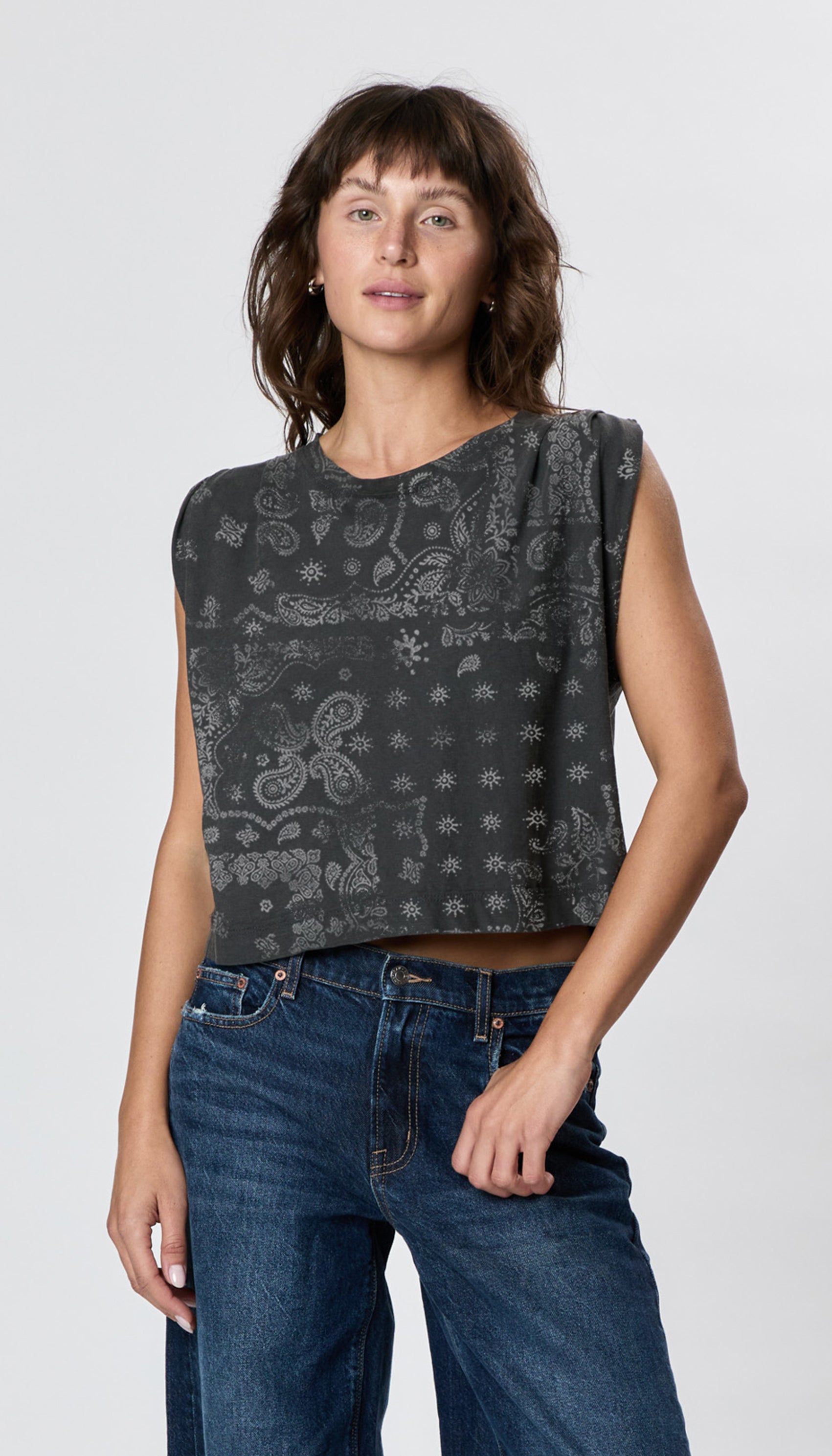 Hemp Jackie Pleat Shell Bandana