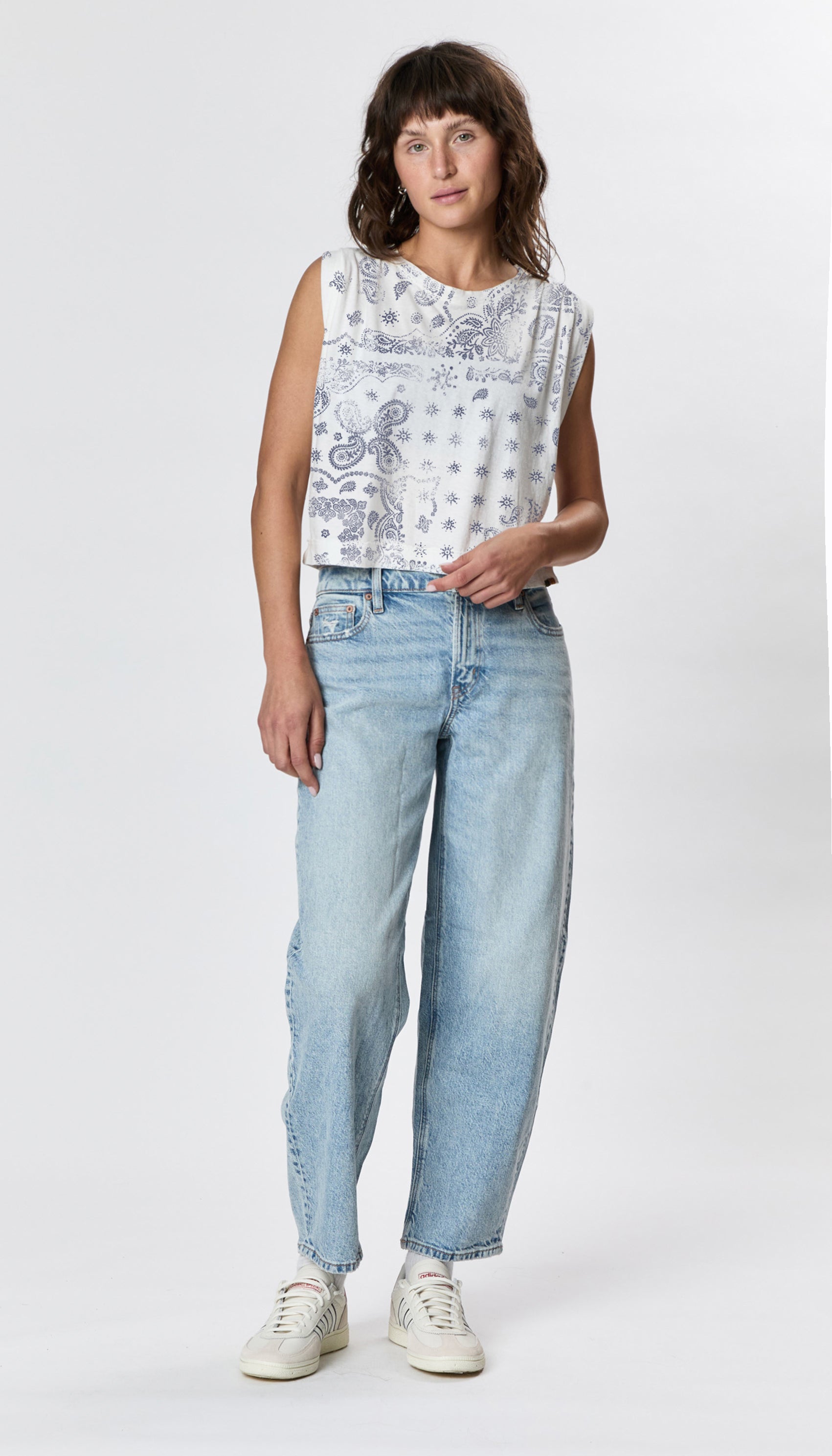 Hemp Jackie Pleat Shell Bandana