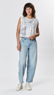 Hemp Jackie Pleat Shell Bandana
