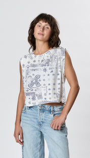 Hemp Jackie Pleat Shell Bandana
