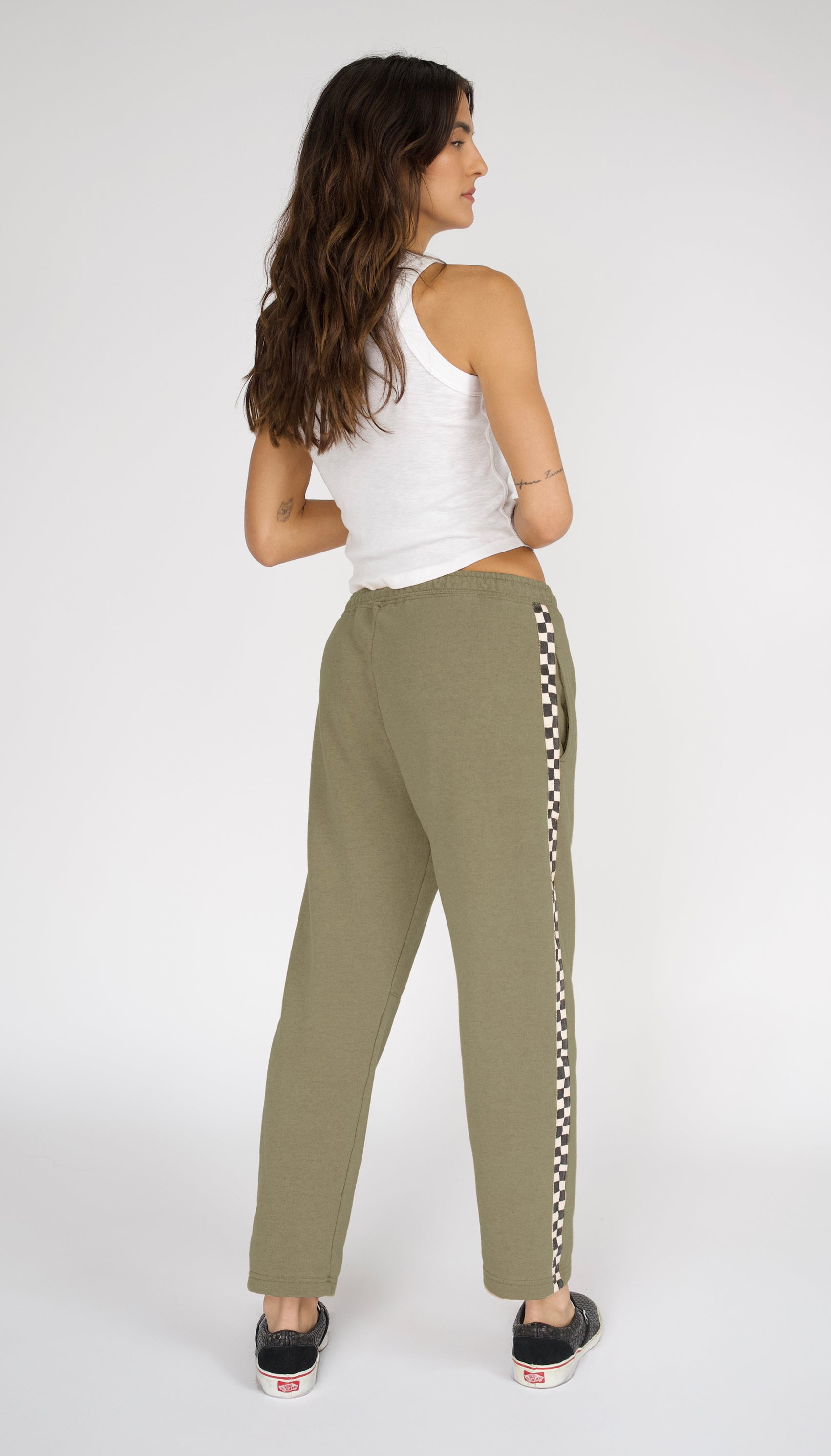 Remastered Billie Barrel Sweatpant - Checkerboard