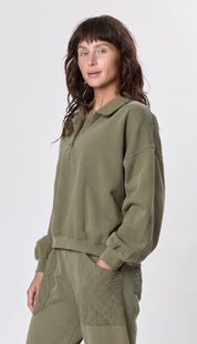 Hughes Polo Sweatshirt LS