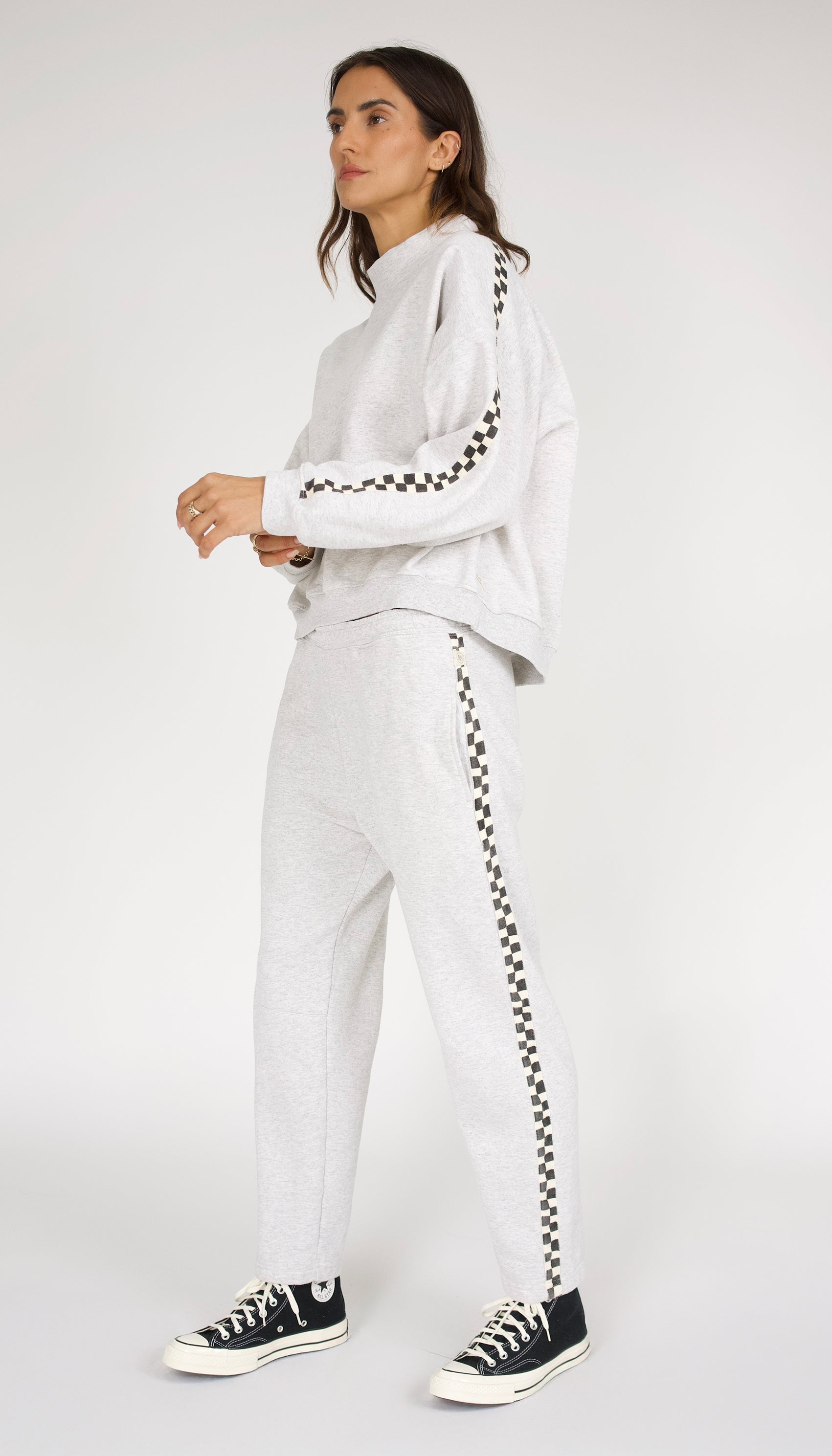 Remastered Billie Barrel Sweatpant - Checkerboard