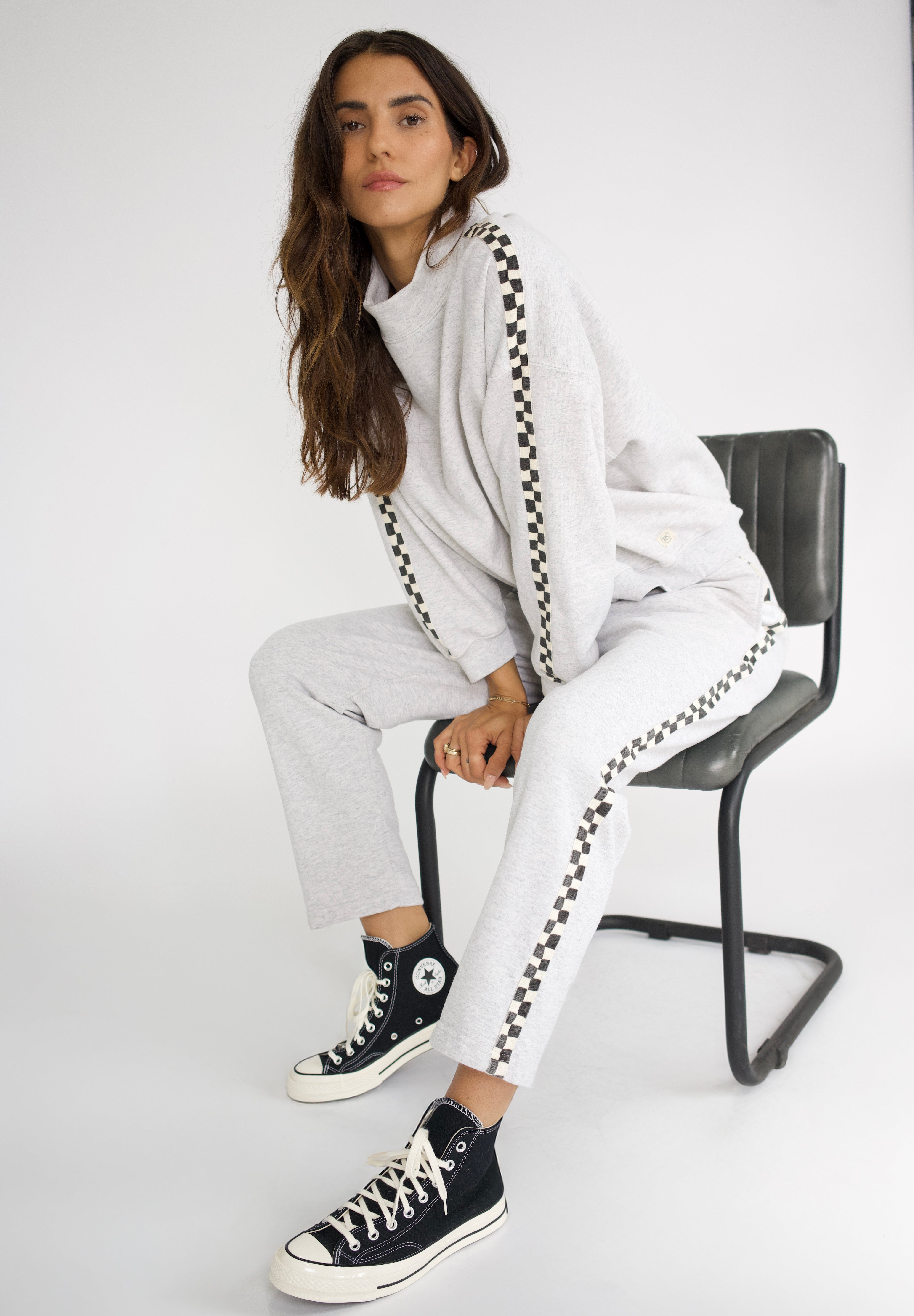 Remastered Billie Barrel Sweatpant - Checkerboard