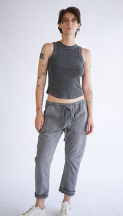 Freddy Muscle Tank - Washed Black